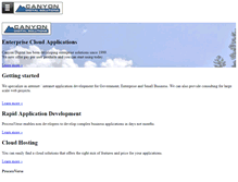 Tablet Screenshot of canyondigital.com